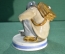 Фарфоровая статуэтка "Мальчик с бумажным корабликом".  Авторская работа Родиона Артамонова.