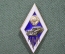 Знак значок "Ромб МАМИ", СССР, легкий металл