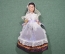 Кукла "Девушка с белым передником", целлулоид. Винтаж. Франция. Вторая половина XX века. 