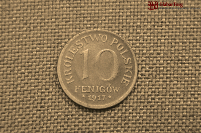 10 фенигов 1917 года, Польша
