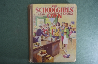 Ежегодный сборник рассказов "The Schoolgirls' Own"."Для школьниц".  Выпуск 1938 года. Англия.