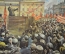 Советский плакат "Выступление В.И.Ленина на проводах частей Красной Армии". 1964г.