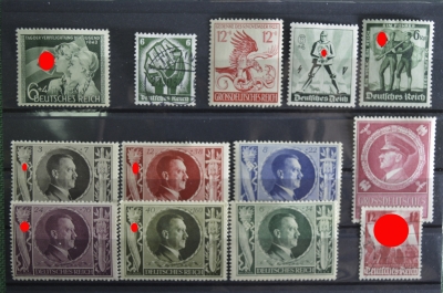 Почтовые марки, 3-й Рейх. Фашистская Германия. Набор № 2