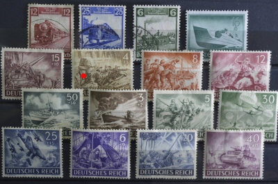 Почтовые марки, 3-й Рейх. Фашистская Германия. Набор № 8