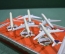 Набор игрушечных самолетов "Киндер Kinder Turkish Airlines". Турецкие Авиалинии, Боинг, авиация.
