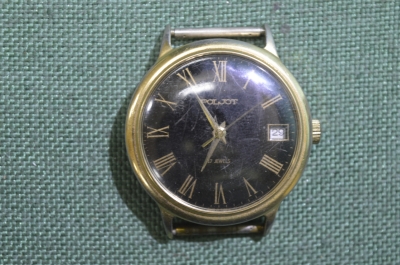 Часы мужские Полёт (Poljet), 17 камней, позолота. СССР.