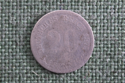 20 пфеннигов 1875 год, Германская Империя, серебро
