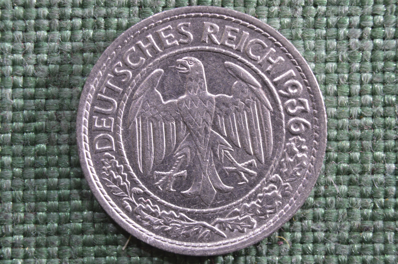 Купить 50 Рейхспфеннингов, A, 1936 год, Третий Рейх, Германия. в ...