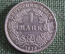 1 марка, серебро. 1914 год, E (Монетный двор Мульденхюттена, Дрездена), Германская Империя. 