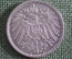1 марка, серебро. 1914 год, A (Берлинский монетный двор), Германская Империя. 