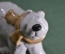 Фарфоровая статуэтка "Мишка с шарфом". "Медведь". 
