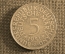 5 марок 1951 года, серебро. Буква G (Карлсруэ). ФРГ (Германия)