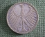 5 марок 1951 года, серебро. Буква G (Карлсруэ). ФРГ (Германия)