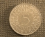  5 марок 1973 года, серебро. Буква G (Карлсруэ). ФРГ (Германия)