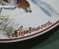 Фарфоровая настенная тарелка "Охота на лис". Авторская работа, Андрей Галавтин.