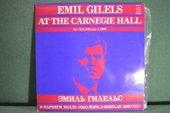 Винил, 2 lp. Эмиль Гилельс в Карнеги холле, Нью-Йорк, в 1969 г. Emil Gilels. 1973 год, Русский диск.