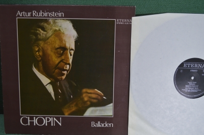 Винил, 1 lp. Артур Рубинштейн, Баллады, Шопен. Artur Rubinstein, Chopin, Ballades. Eterna, Германия.