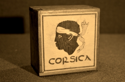 Шкатулка деревянная "Corsica", Корсика, 1960-1970 гг. Европа.