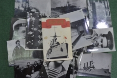 Набор фотоминиатюр "Аврора". Полный комплект, 18 штук. 1977 год, СССР.