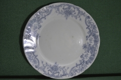 Тарелка фарфоровая, блюдо El Dorado by Meakin, J & G, Hanley. Конец 19 века, Англия.