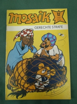 Комикс, серия комиксов "Mosaik". Выпуск № 12. 1981 год. ГДР. Германия.