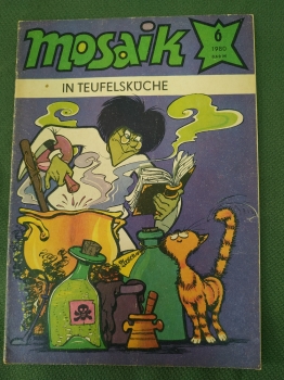 Комикс, серия комиксов "Мозаик", "Mosaik". Выпуск № 6. 1980 год. ГДР. Германия.  