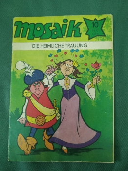 Комикс, серия комиксов "Мозаик", "Mosaik". Выпуск № 10. 1977 год. ГДР. Германия.