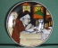 1 Фарфоровая настенная декоративная тарелка "Еврей часовщик". Авторская работа, А. Галавтин.