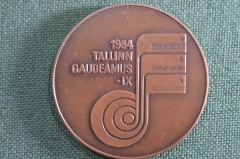 Медаль настольная "GAUDEAMUS - IX  Tallinn 1984 Студенческий фестиваль прибалтийских республик".