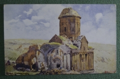 Старинная открытка "Ани. Церковь Тиграна Оненца". Чистая. А. Фетваджян. Армения.