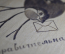 Старинная открытка на дереве "Поздравительная". Птичка с конвертом. Шпон, 1930 год, СССР.