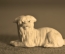 Миниатюрная статуэтка "Лежащая собачка, болонка". Европа, середина XX века.
