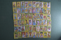Этикетки спичечные "Национальные персонажи". Wah Tung Match. 1950-1960-е годы. Старый Китай.