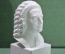 Бюст гипсовый, Иоганн Себастьян Бах, композитор. Гипс, слой краски, авторская работа. Высота 13 см.