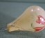 Елочная игрушка Шар с росписью "Морковки". Стекло, форма - груша, 1940-е годы. СССР.