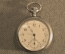 Дамские старинные карманные корсетные часы с камнями на стрелках. Серебро. На ходу. Начало 20 века.