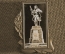 Знак, значок "Александр Матросов". Памятник Матросову. Зеркальный, стекло. СССР.