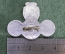 Знак, значок "Чебурашка". Синий квадрат. СССР.