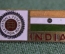 Знак, значок "Федерация баскетбола Индия". Basketball Federation India. Тяжелый металл, эмаль.