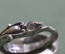 Сережки серебряные с камнем. Клеймо 1ХХВ, Серебро 925 пробы. Украина. 