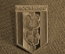 Знак, значок "Олимпиада 80 Олимпийский мишка". Легкий металл, разноцветный. 1980 год, СССР.