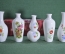 Набор миниатюрных вазочек, костяной фарфор. 1970-1980 е годы. Китай.