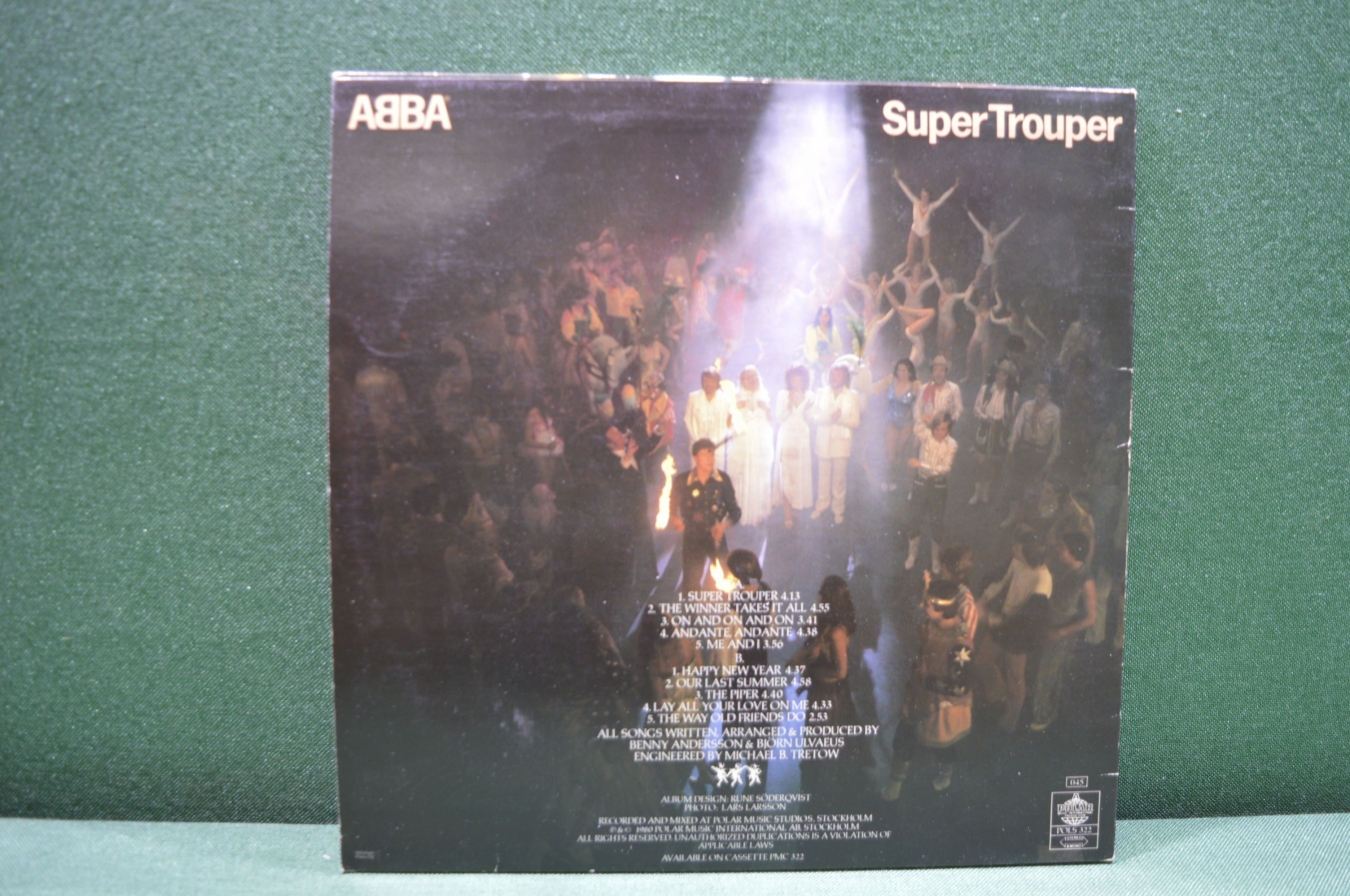 Купить Винил, 1 lp, АББА, Супер Трупер. ABBA Super Trouper. Sweden ...