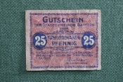 Нотгельд Баутцен, 25 пфеннингов. Bautzen, Саксония, Германия. 1 мая 1920 года.