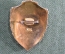 Знак, значок "отличник советской армии". Легкий металл. СССР.
