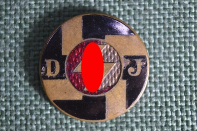Знак, значок члена Дойче Юнгфольк, Deutsche Jungvolk, Jungmannschaften. 3-й Рейх, Германия.