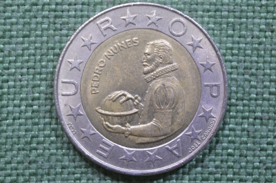 100 эскудо, биметалл, Португалия, Кандидо. 100 escudos, Jose Candido, Republica Portuguesa. 1991 г.