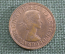 1/2 пенни (полпенни), Великобритания, корабль, парусник. Half penny, Great Britain. 1959 год.