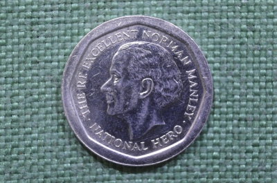5 долларов, Ямайка. Национальный герой Норман Манлей. 5 dollars, Jamaica. 1996 год.