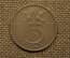5 центов, Нидерланды, Юлиана. 5 cents, Nederland. 1977 год. 